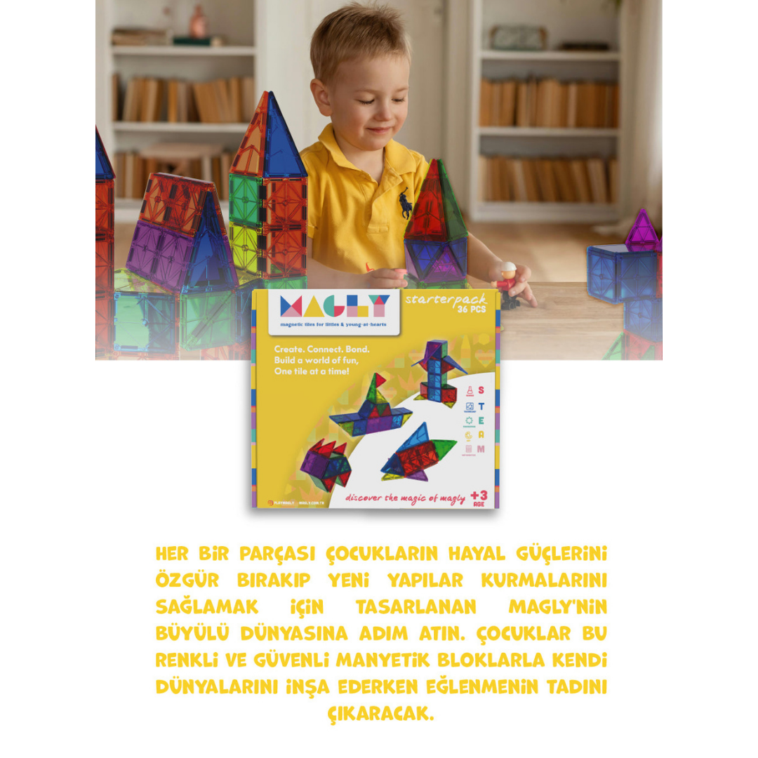 Eğitici Manyetik Zeka Geliştiren Yapı Blokları