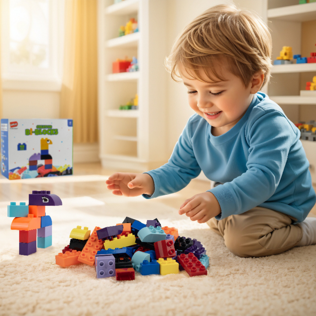 Yaratıcı Aktivite Masası (Sandalye ve 48 Parça Lego Hediyeli)