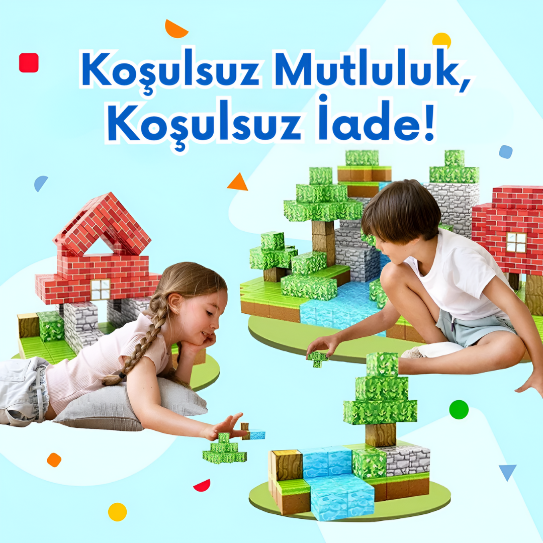 Zeka Geliştiren Magnetik Minecraft Blokları
