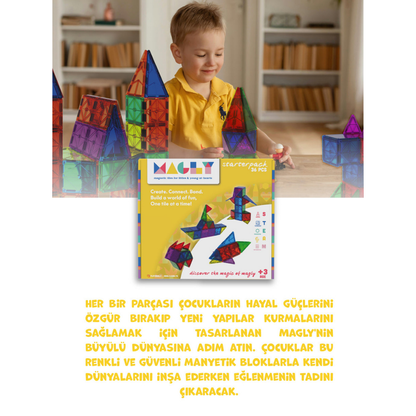 Eğitici Manyetik Zeka Geliştiren Yapı Blokları