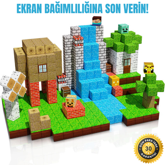 Zeka Geliştiren Magnetik Minecraft Blokları